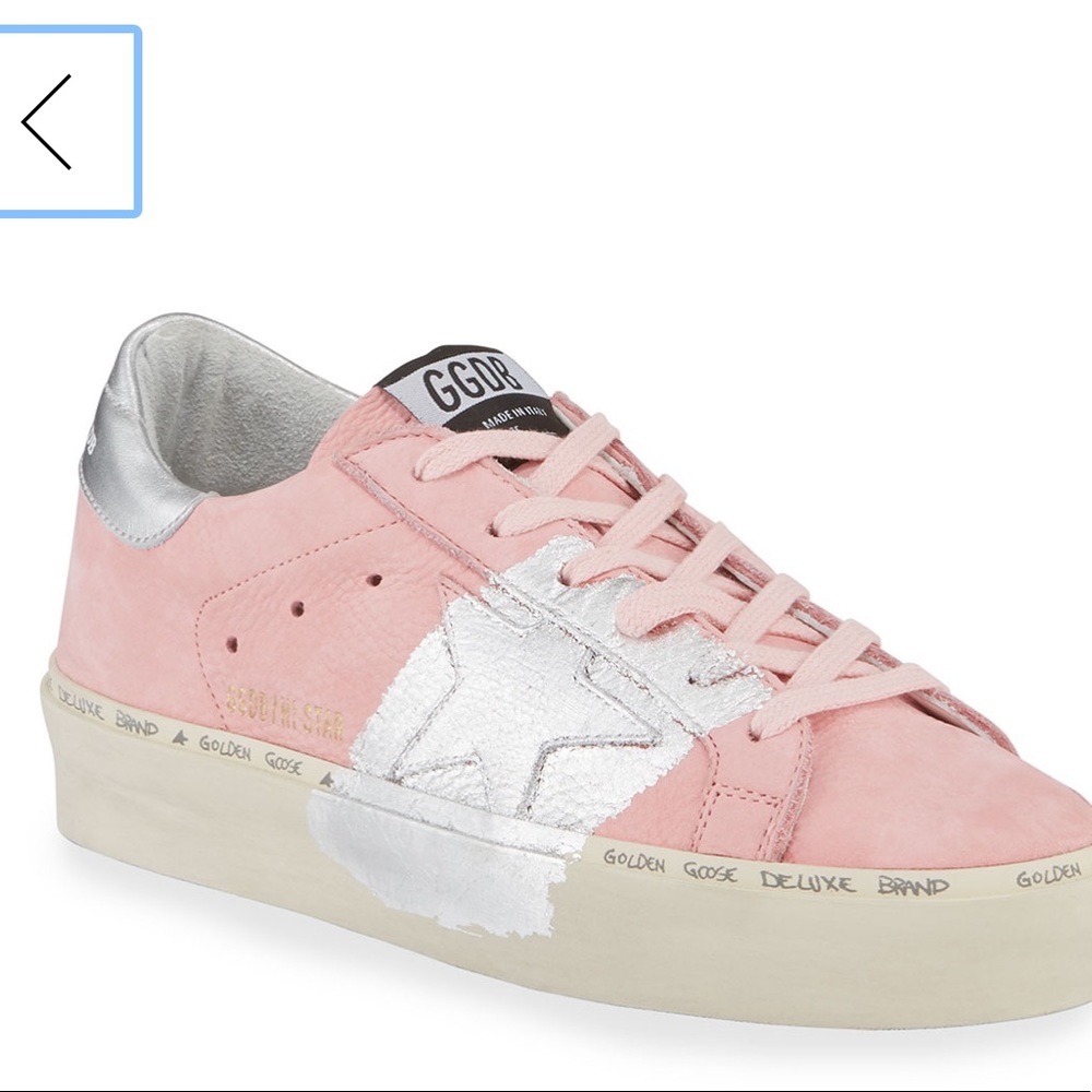 Golden goose hi-star in pink